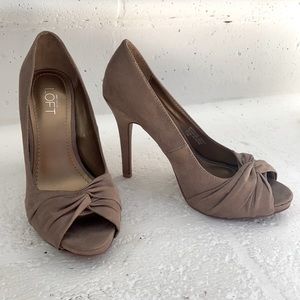 LOFT peep toe heels